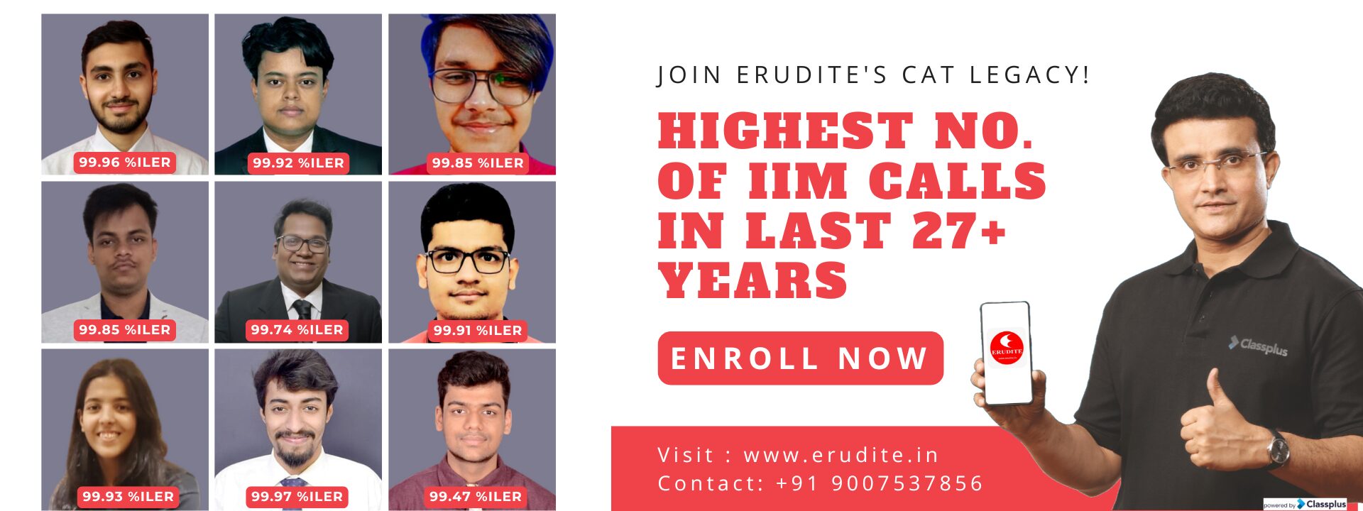 Erudite is the #1 MBA Coaching institute in Kolkata with Highest IIM Calls in last 25+ years Erudite is the #1 MBA Coaching institute in Kolkata with Highest IIM Calls in last 25+ years