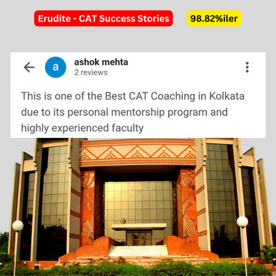 Top-ranking institute as per student testimonials for CAT online coaching
