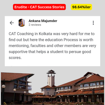 Best CAT coaching institute according to satisfied student feedback.