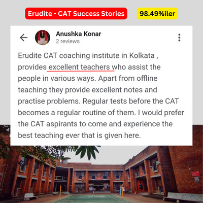Best CAT/MBA coaching institute in India as per positive student reviews.