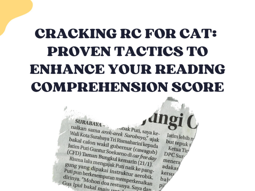 Mastering RC for CAT: Tips to Boost Your RC Score