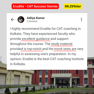 CAT Coaching Near Me: A Student's Triumph with Erudite